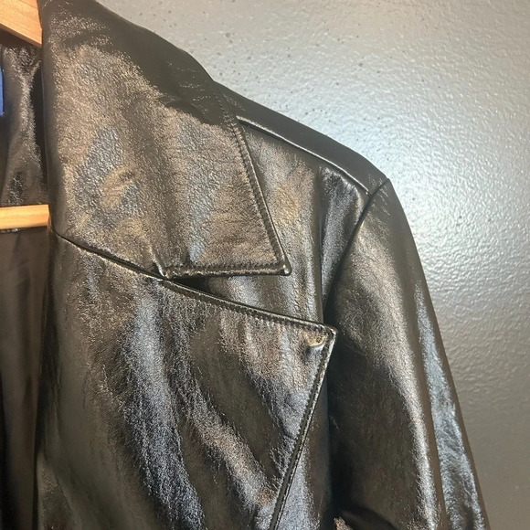 Cara Santana  X Apt. 9 collab wet trench coat size S/M excellent condition - Picture 2 of 12